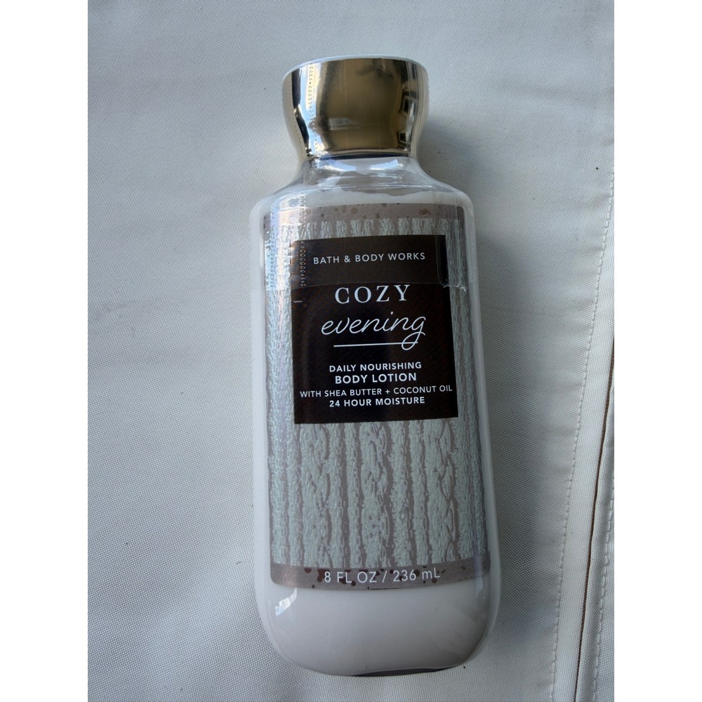 Bath & Body Works Cozy Evening Daily Nourishing Body Lotion 8oz Lavender Musk